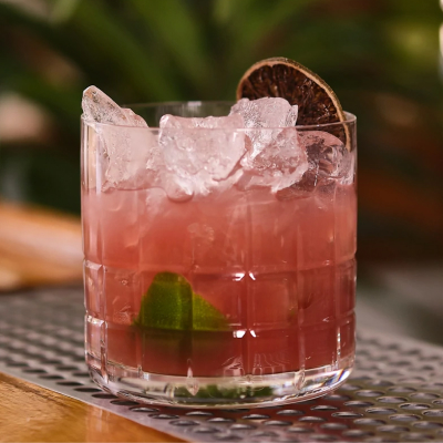 Blood Orange Caipirinha