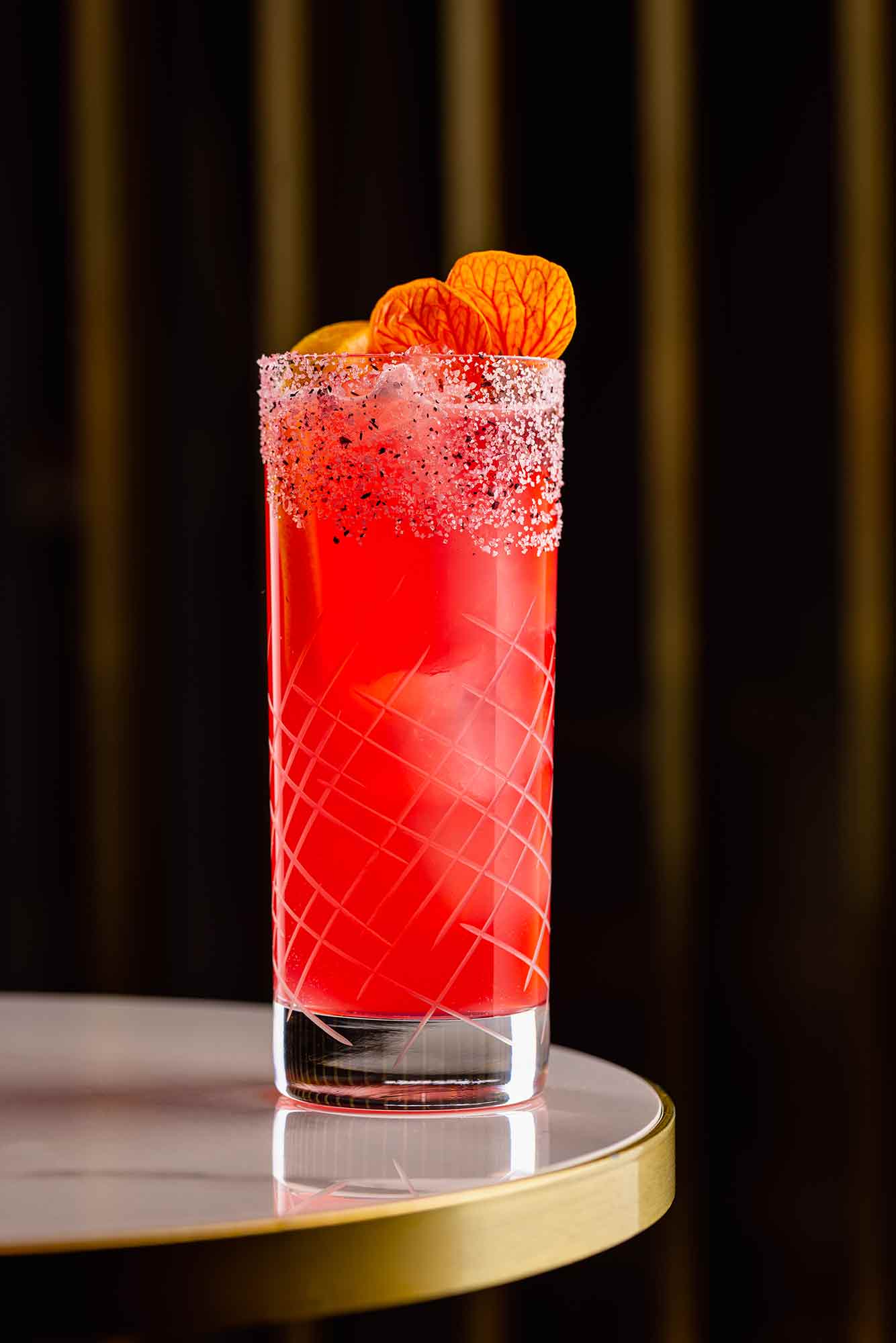 Hibiscus Paloma cocktail